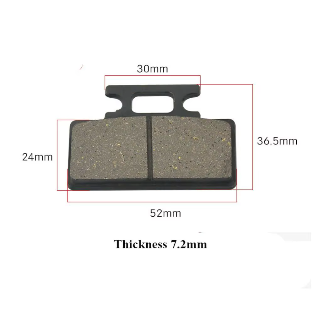 Plaquettes de Frein à Disque Avant et Arrière pour Moto Électrique