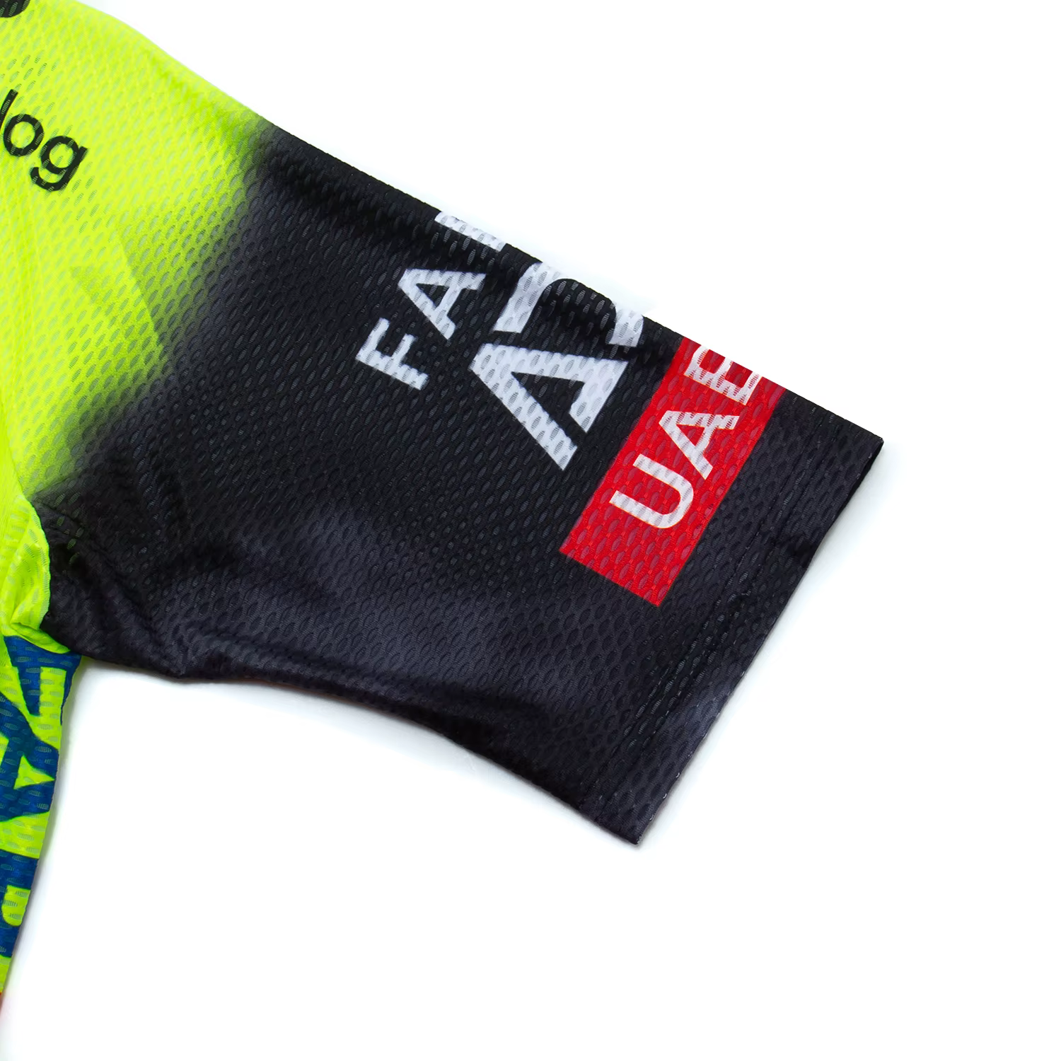Ensemble maillot et short de cyclisme jaune fluo