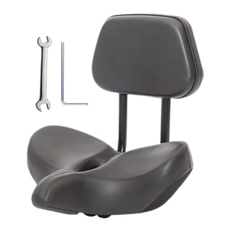 Selle de Vélo Confortable avec Dossier pour Scooter Électrique