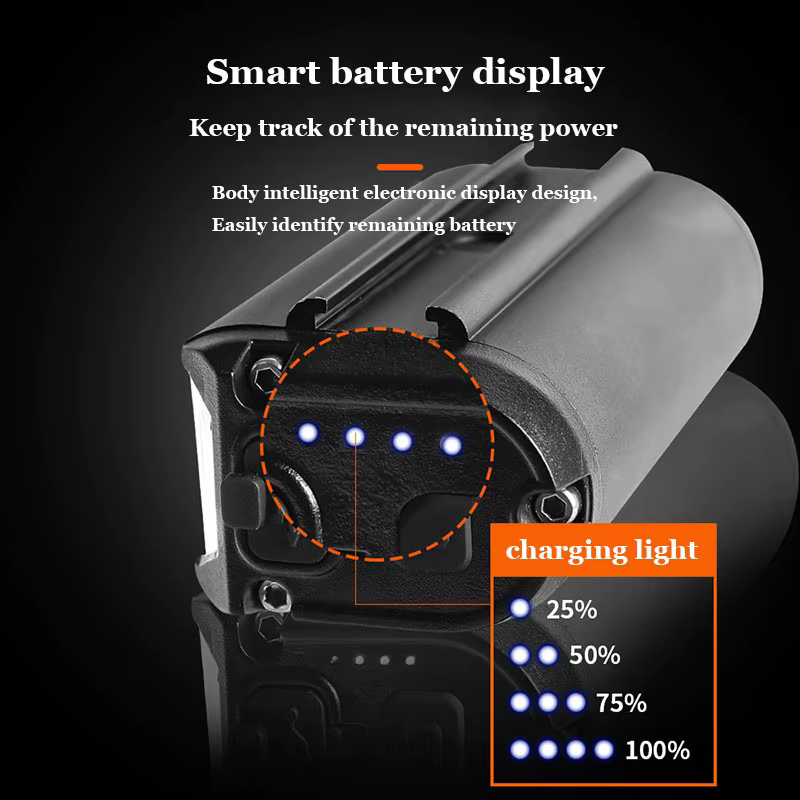 1800LM 3 Led vtt vélo lumières 2000MAH Rechargeable