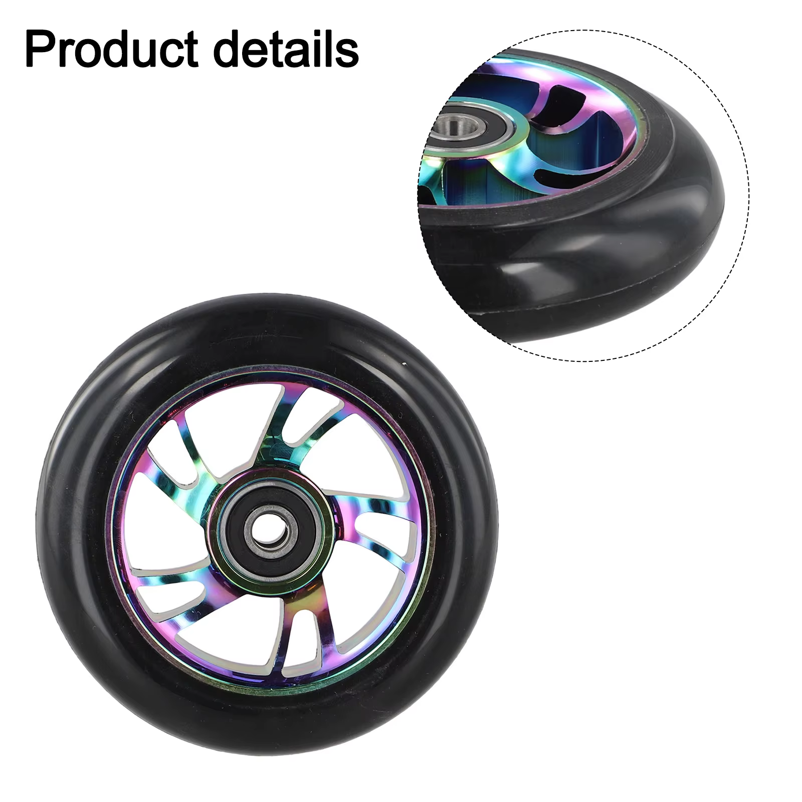 Roues de trottinette pro 100 mm (3