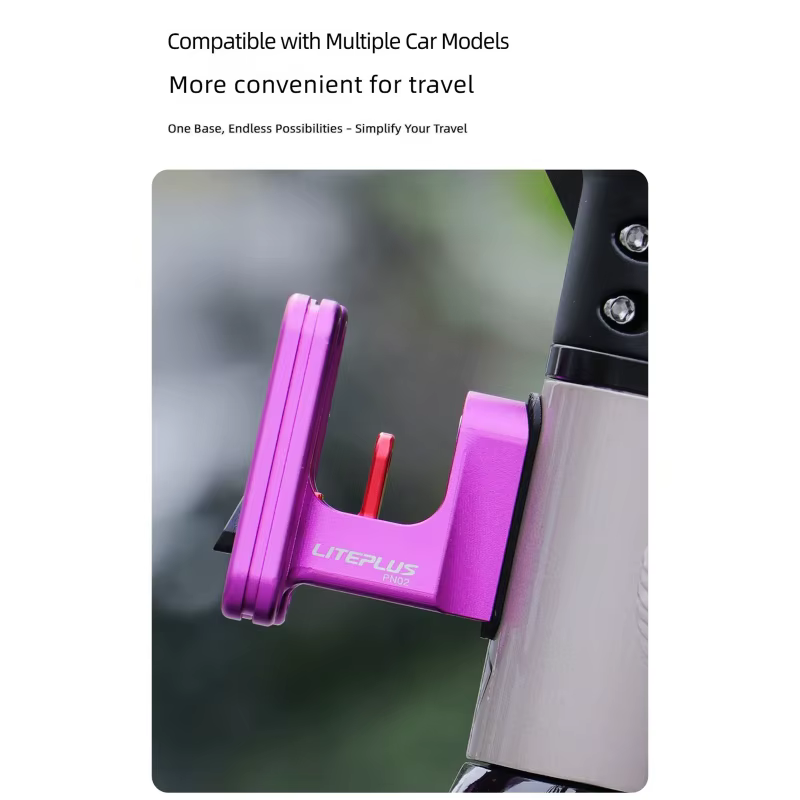 Base vélo pour vélo avec corps en aluminium, valeur stockage fixation à deux
