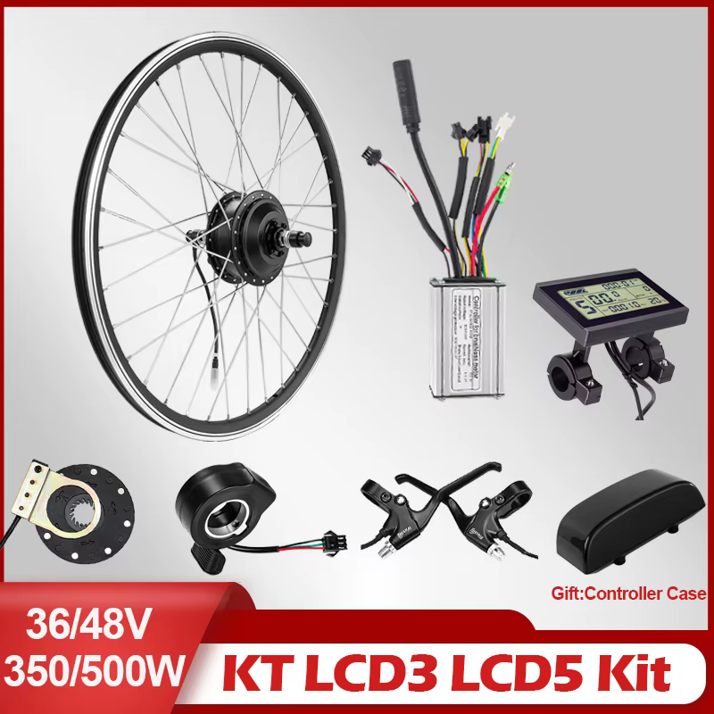 Moteur de moyeu de roue avant et arrière de vélo électrique 36V 48V 350W 500W dweтор для gegelei Б Kit de conversion