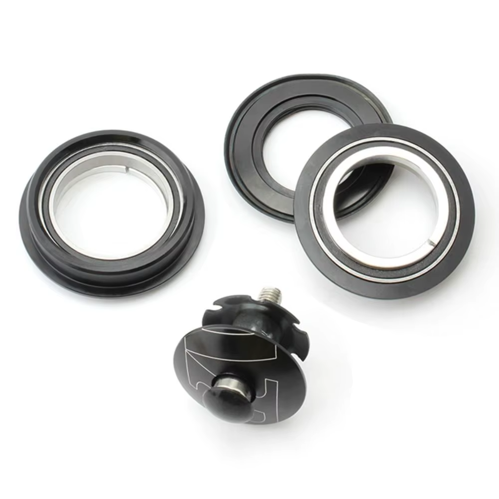 Casque de vélo de montagne en aluminium Durable 44MM, Double roulement, fourche à Tube droit, accessoires de vélo 1 1/8