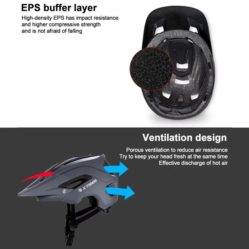 Casque de vélo X-TIGER Route de montagne d'expériences