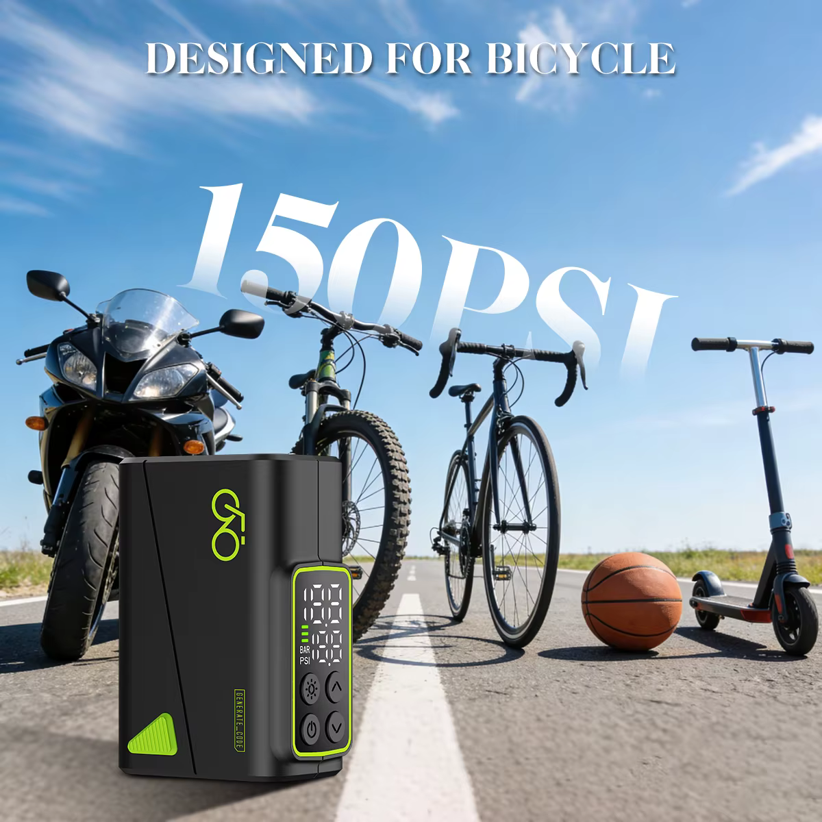 Pompe à air électrique pour vélo