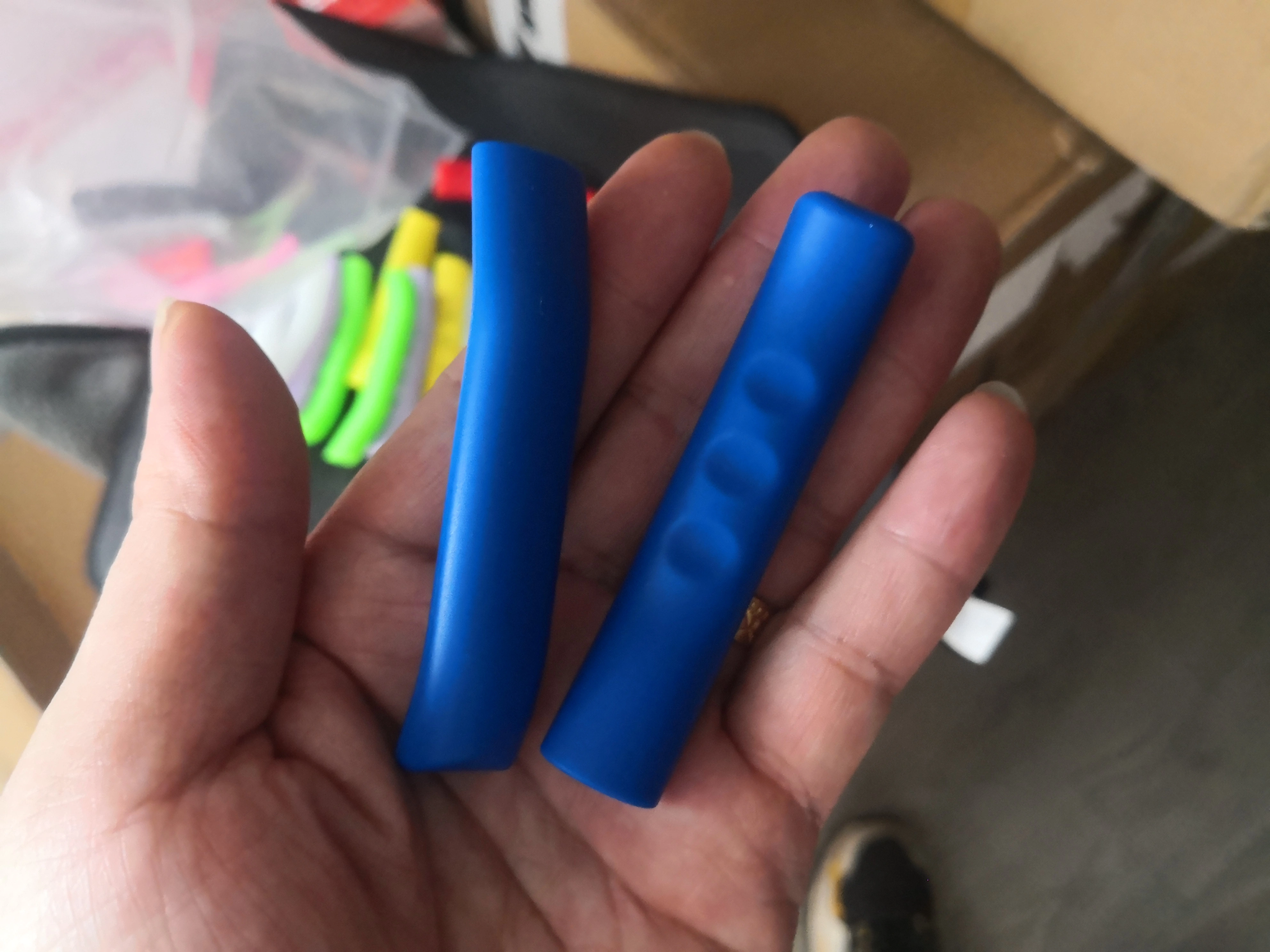 Protecteurs de poignées de vélo en silicone