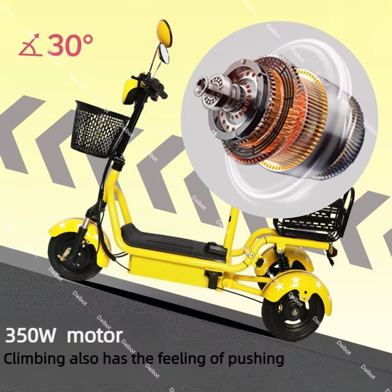 Scooter électrique à 3 roues Mini 2026 pour adultes et femmes