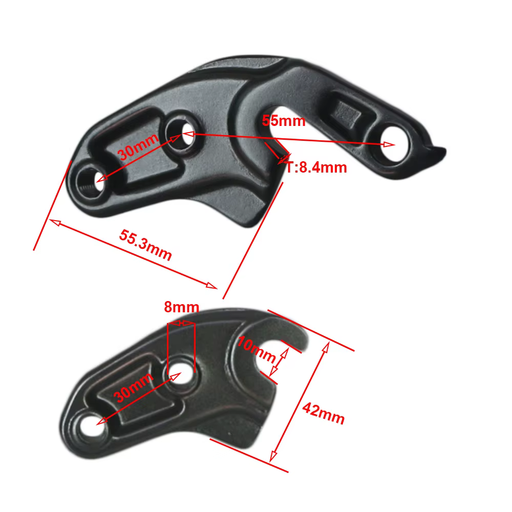 Extension de dérailleur arrière de vélo