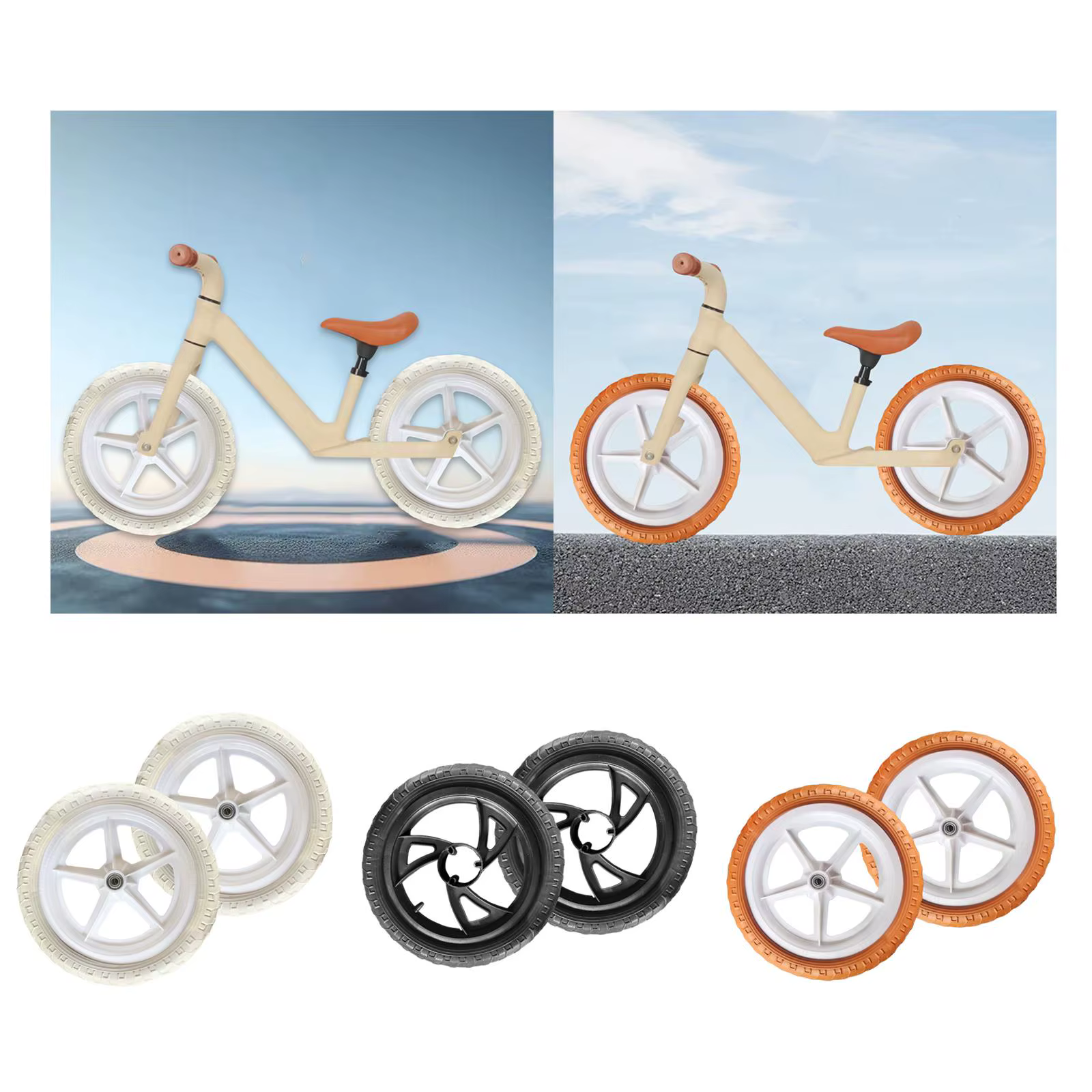 2x roues de vélo de remplacement