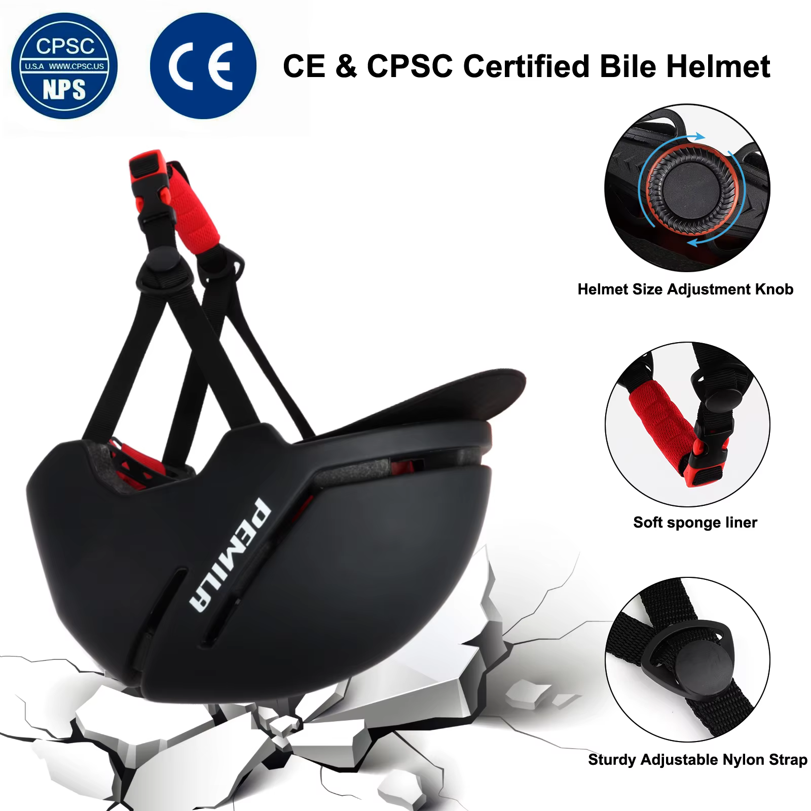 Casque de vélo urbain CommPiedmont avec grill