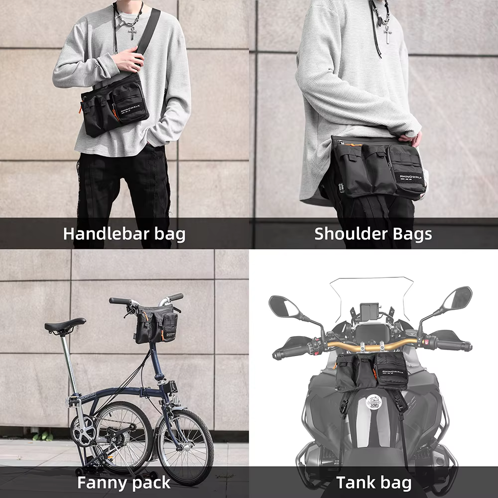 Sacoche de guidon de vélo Rhinowalk 2L grande capacité