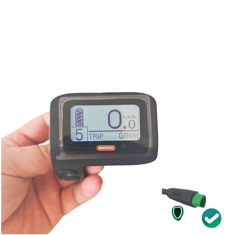 Afficheur LCD CAN DPC11 pour vélo électrique compatible avec les moteurs BAFANG M200 M420 M500 M560 M600 : Lève la limite de vitesse et ajuste le diamètre de roue