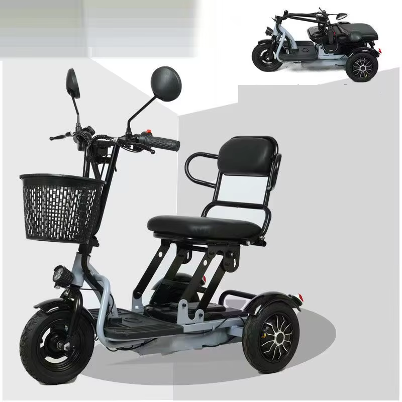 Mini scooter de mobilité électrique pliable à 3 roues