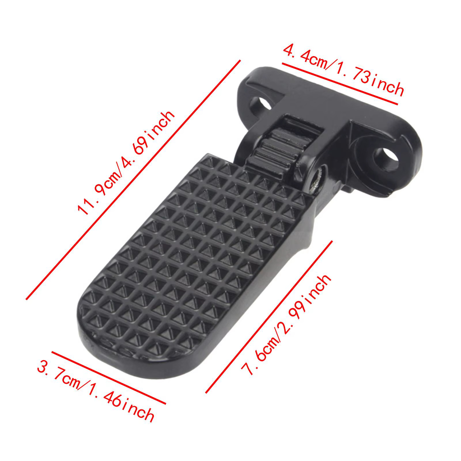 1 paire de pédales arrière de vélo électrique remplacer les composants accessoires en métal vélos plaque de pied