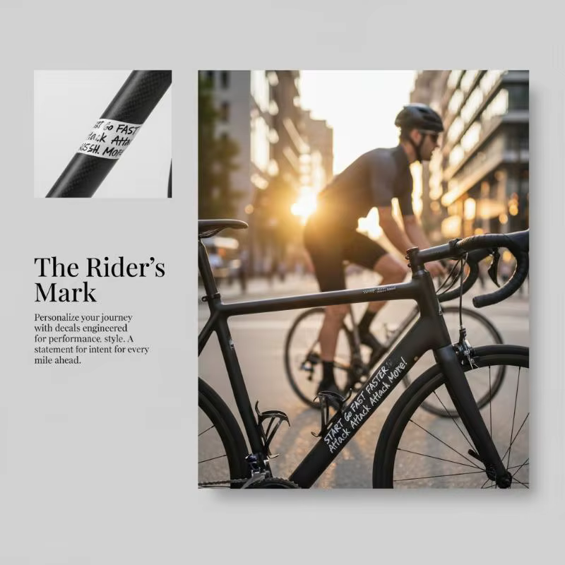 Autocollants de vélo « Go Fast
