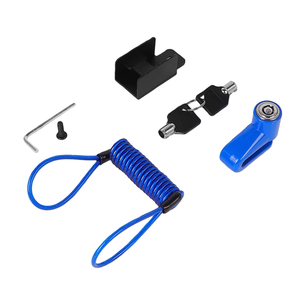Verrou de frein à disque avec câble en acier pour trottinette électrique Xiaomi Mi3 Mi4 Mi5 5Pro 5Max