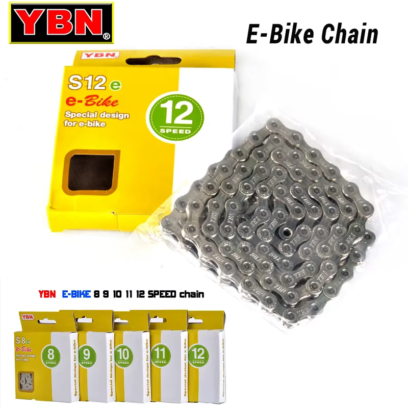 Chaînes de vélo électrique YBN 8/9/10/11/12 vitesses