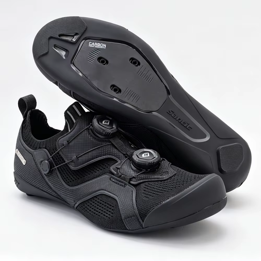 Santic – chaussures de cyclisme en fibre de carbone