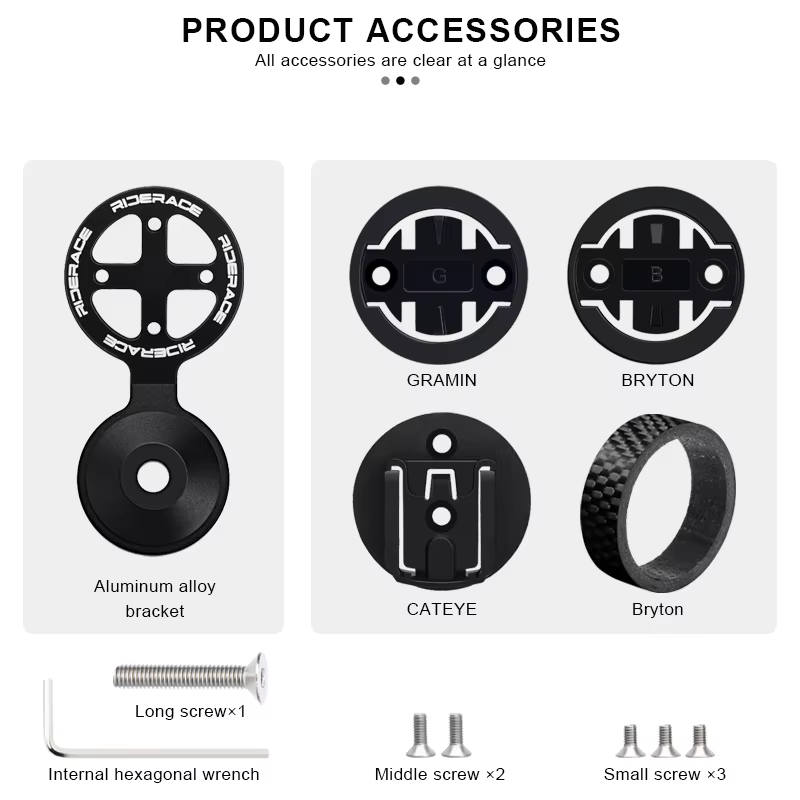 Support d'ordinateur de vélo pour Garmin Edge Bryton Cateye