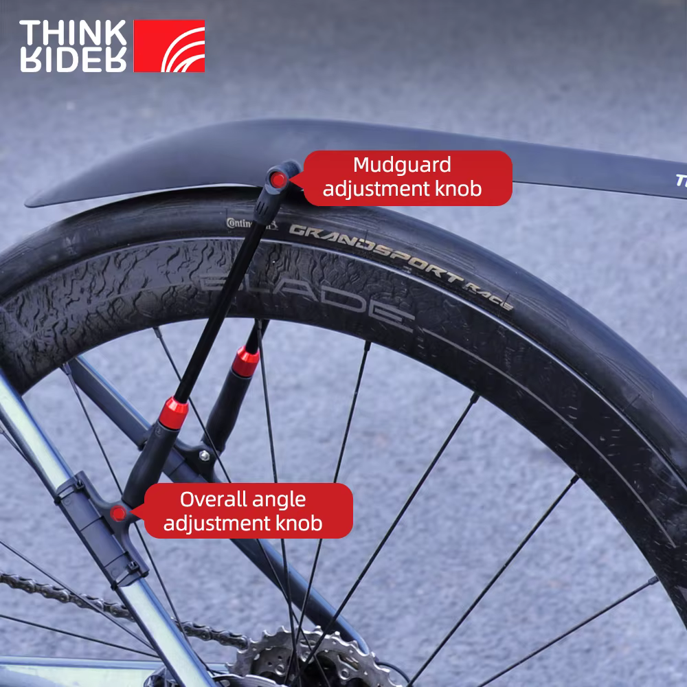 ThinkRider-Garde-boue avant/arrière universel pour vélo de route 700C