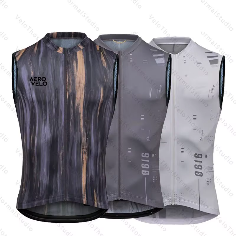 Gilet de cyclisme AERO VELO coupe-vent pour homme