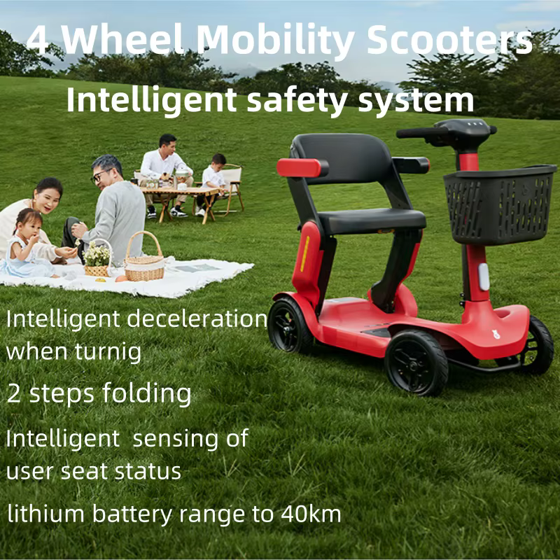 Scooter électrique adulte pliant pour longue Distance avec siège 250W