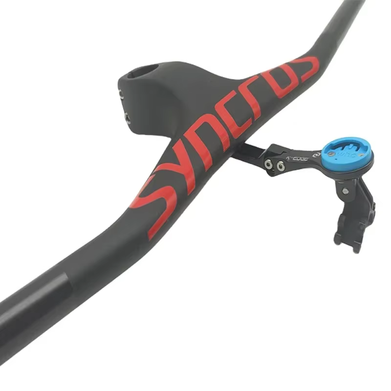 SYNCROS plus récent VTT mat entièrement en fibre de carbone guidon de vélo et tige intégré barre vtt-angle de 17 degrés livraison gratuite