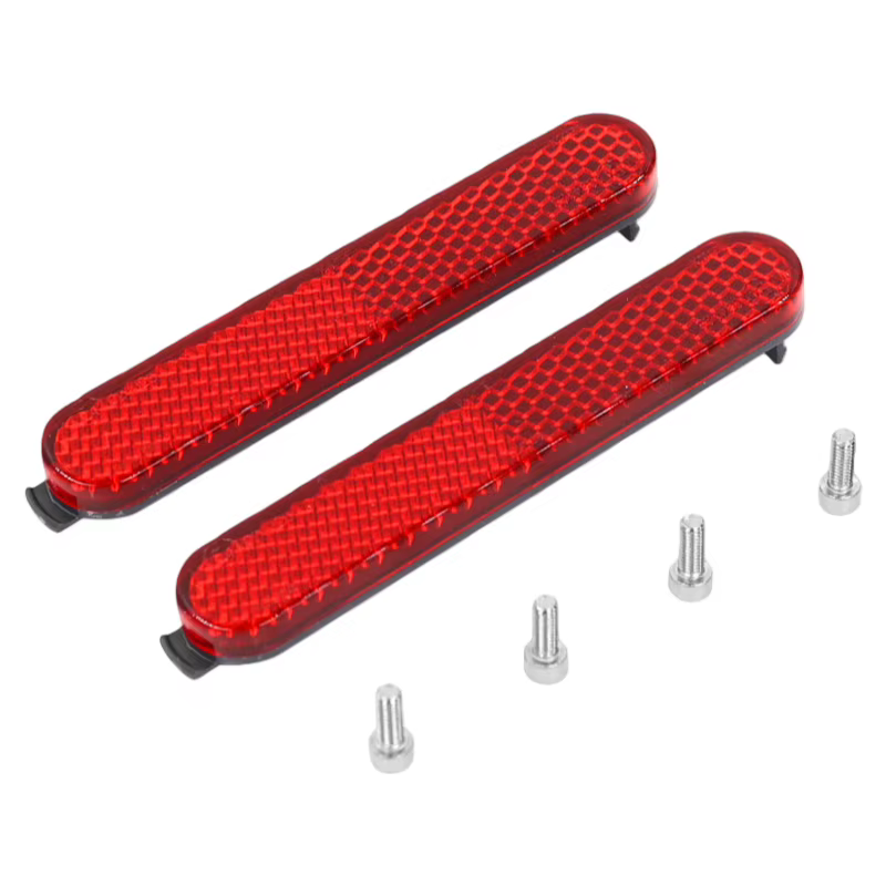 Couverture latérale décorative de scooter de style vis avec bandes réfléchissantes des deux côtés, adaptée au scooter électrique Xiaomi M365