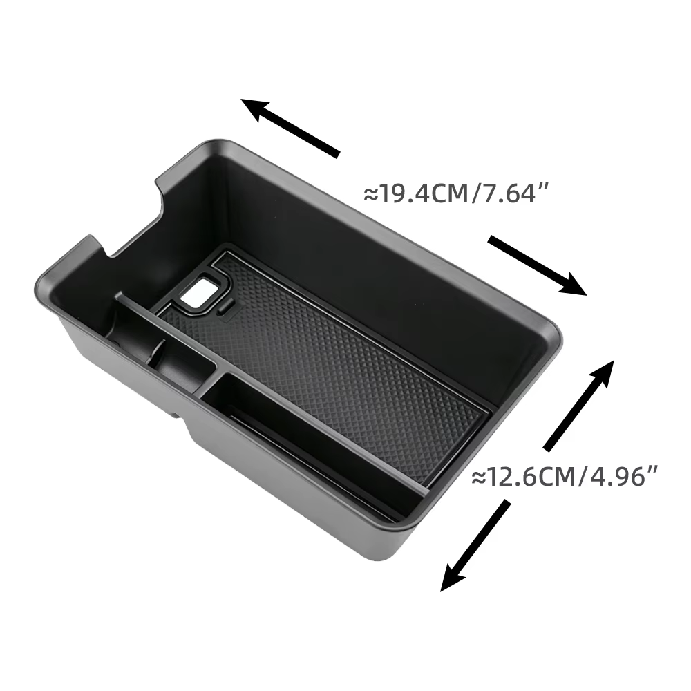 Boîte de rangement pour accoudoir de voiture ABS pour Renault Megane E-Tech 2022 2023, plateau de console centrale, accessoires d'organisation intérieure