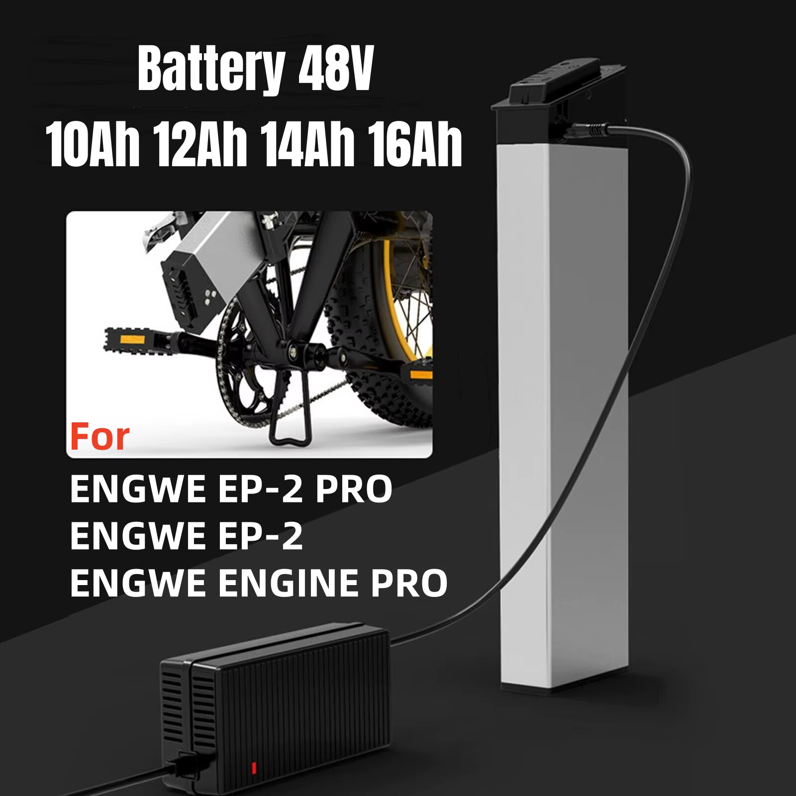 Batterie de vélo électrique pliante 48V 10Ah 12Ah 14Ah 16Ah Amp DCH 006 pour Samebike LO26 20LVXD30 XP2.0 Batteries