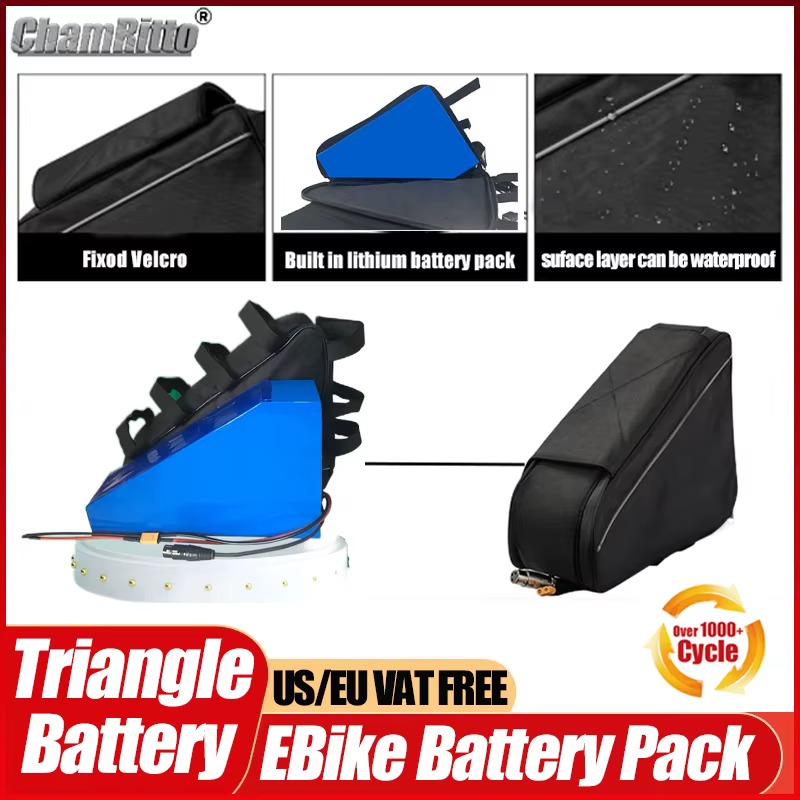 Batterie triangulaire pour vélo électrique