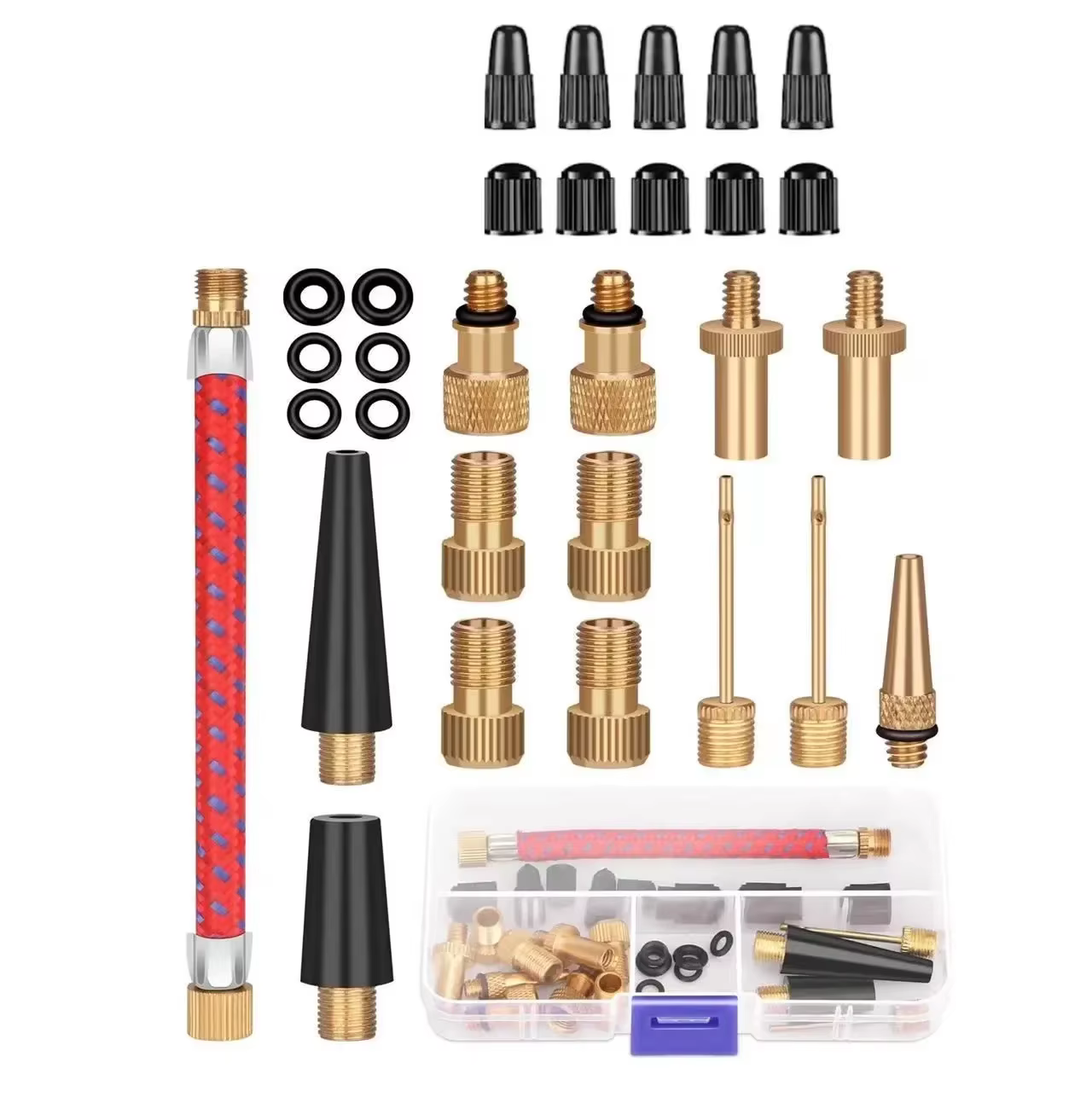 Kit de gonflage de pneus de vélo 21/26 pièces