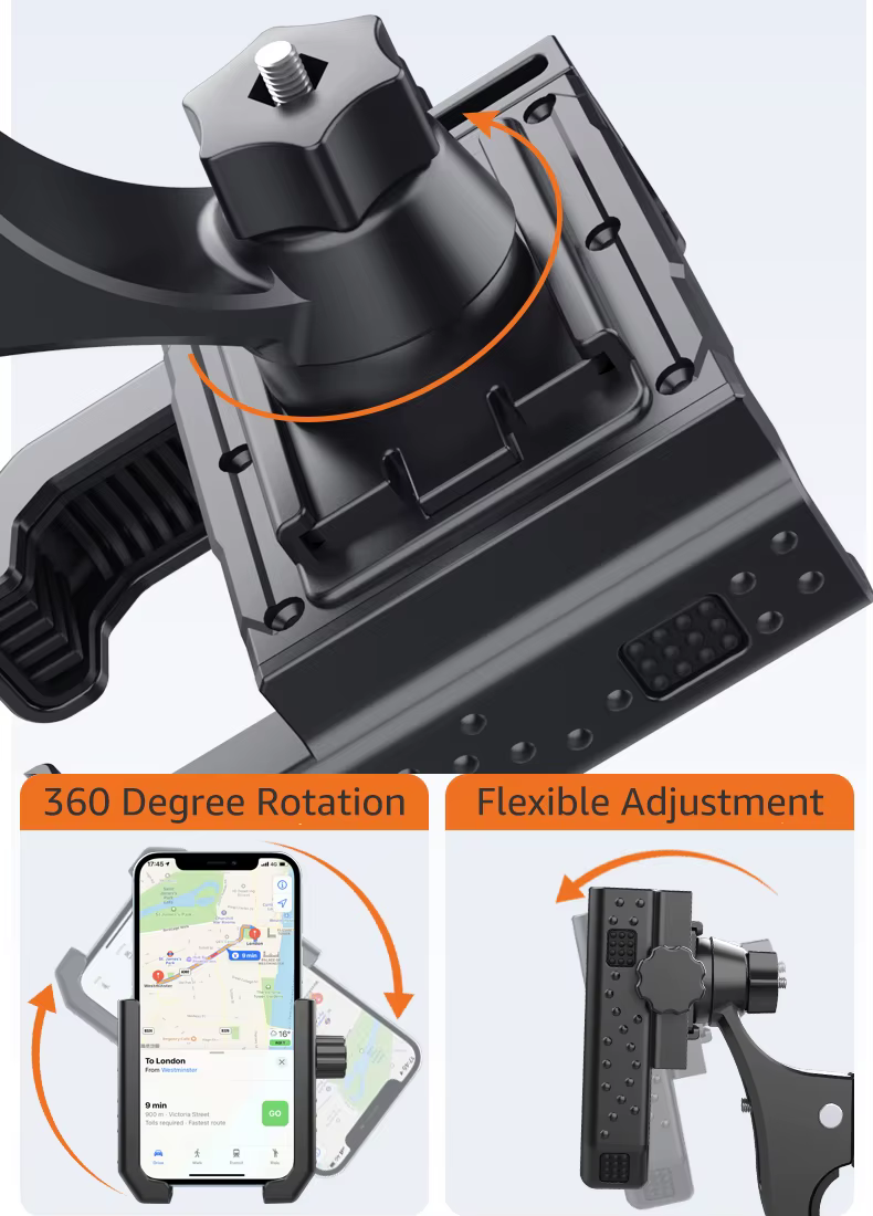 Support de téléphone portable pour guidon de vélo