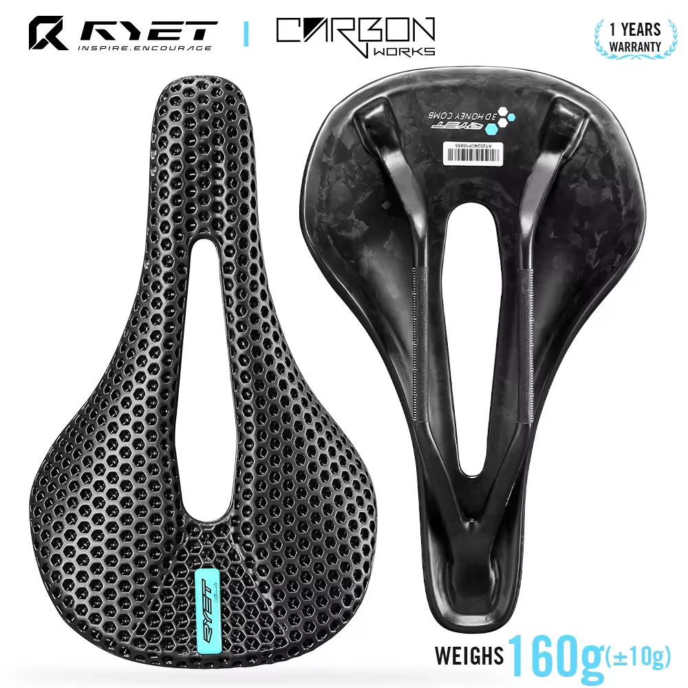 RYET vélo selle en carbone 3D