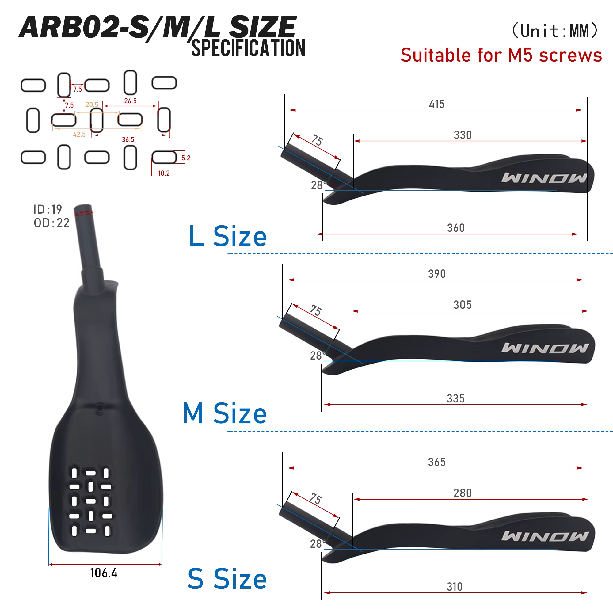 Vélo de triathlon et de contre-la-montre en carbone intégral WINOW Cycle Factory – Nouveau produit – Guidon de repos étendu ARB02