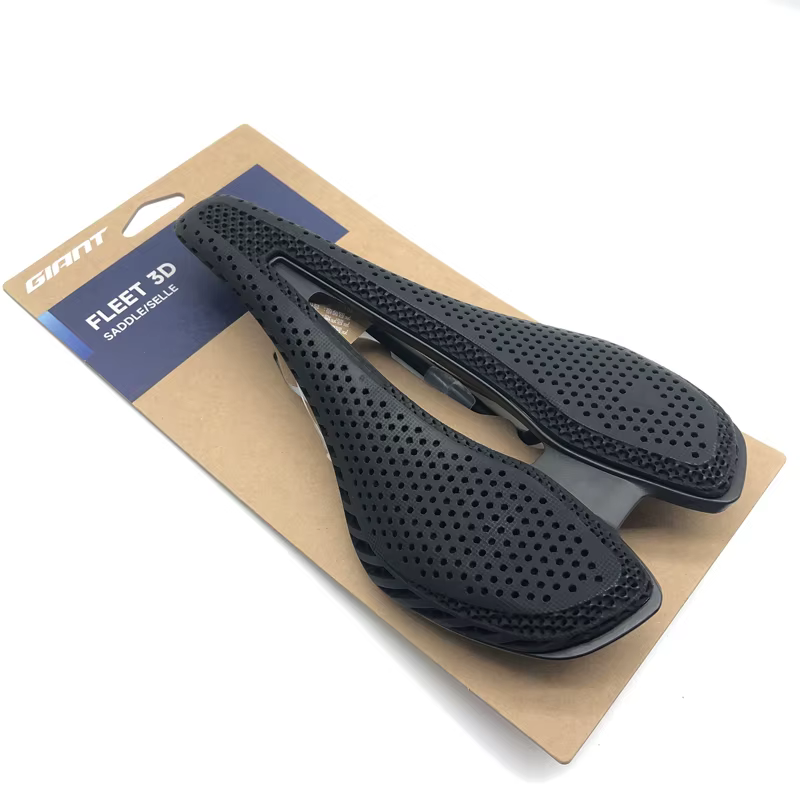 GIANT FLEET 3D imprimé Selle vélo 3D siège ultraléger NYLON fibre creux confortable respirant vtt gravier