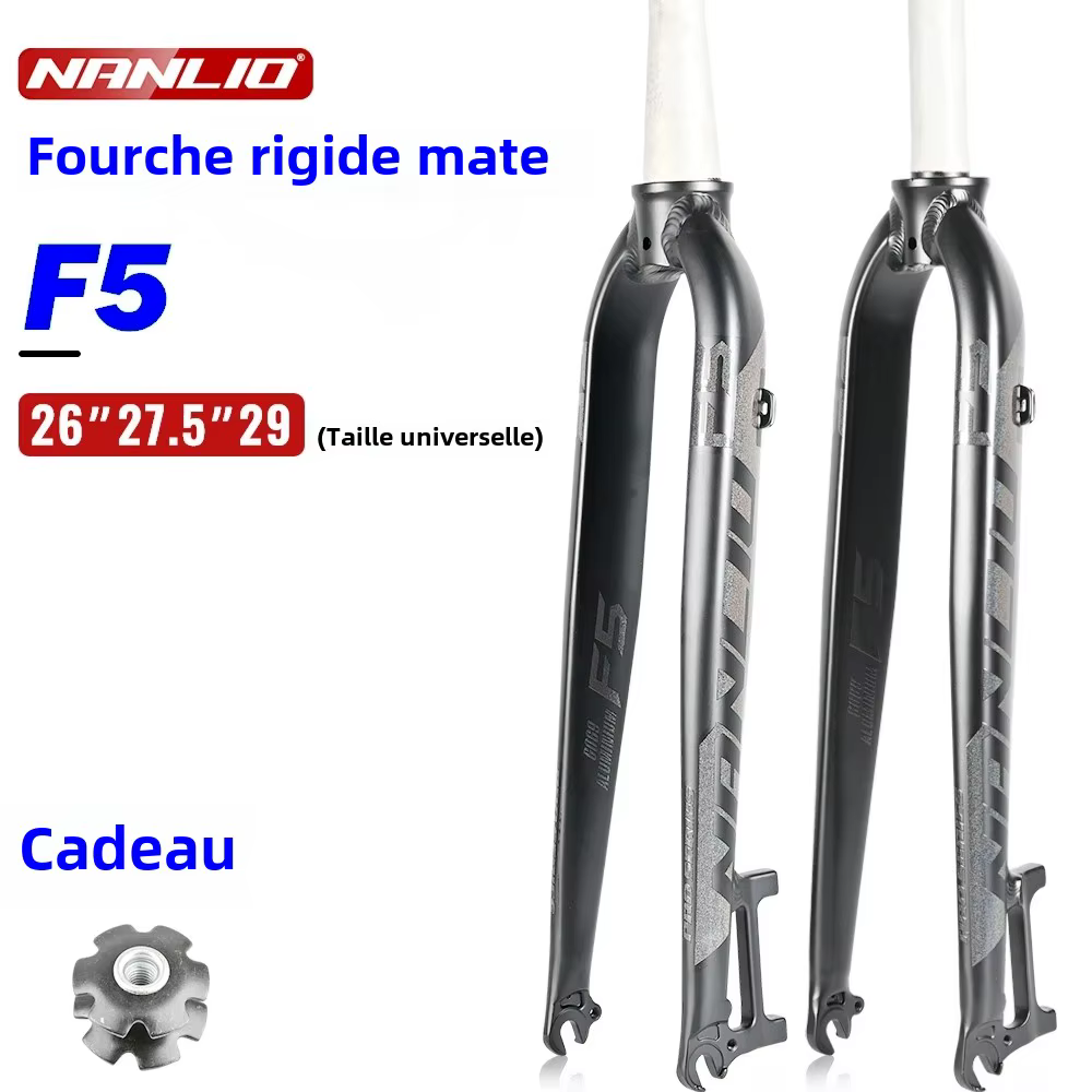 NANLIO F5 fourche de vélo 26/27.5/29 pouces en alliage d'aluminium
