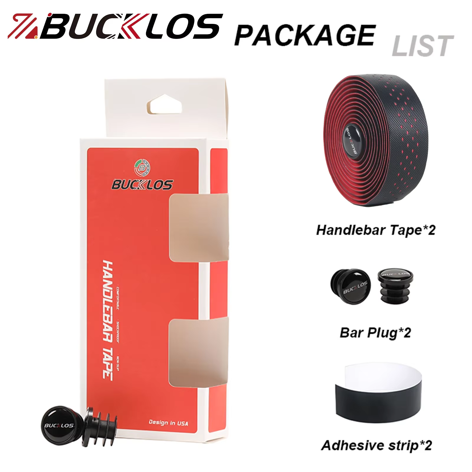 BUCKLOS professionnel gravier vélo guidon bande antichoc confort route