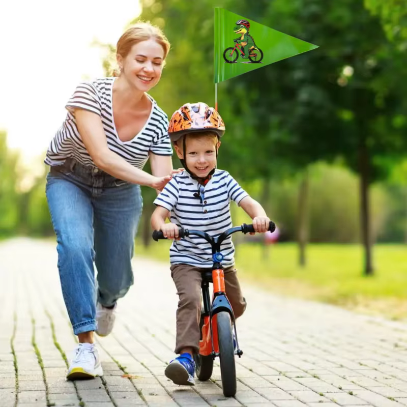 Drapeau de vélo réglable en hauteur