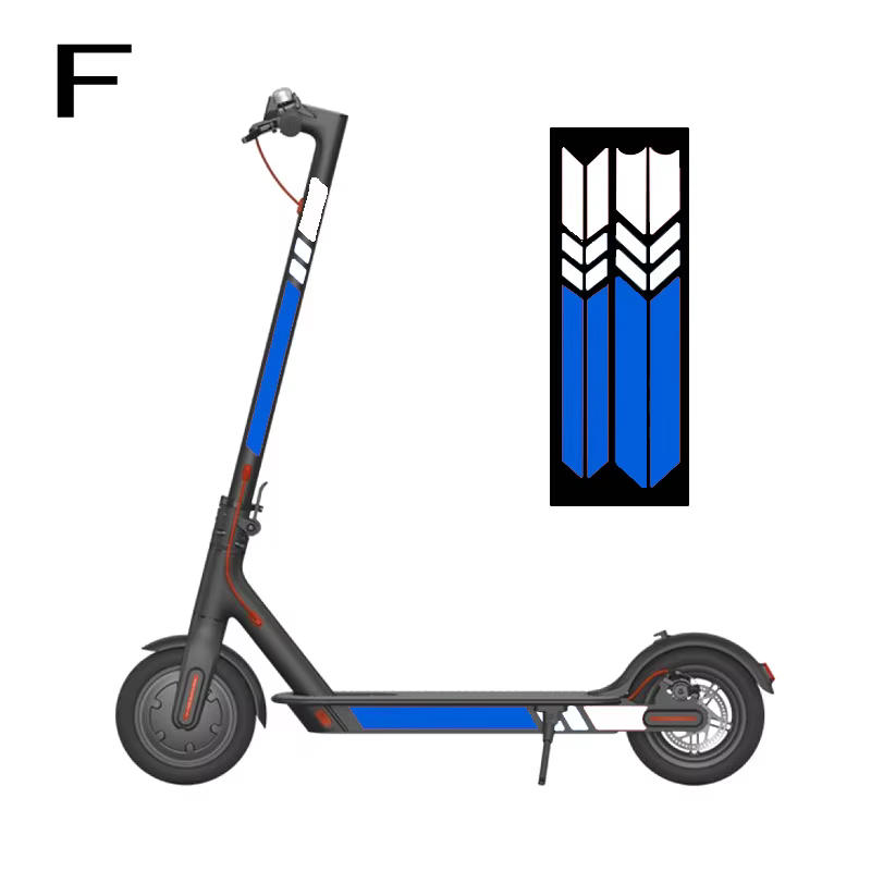 Autocollant réfléchissant en PVC pour Scooter