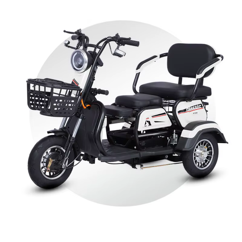 Tricycle électrique à 3 places pour adultes