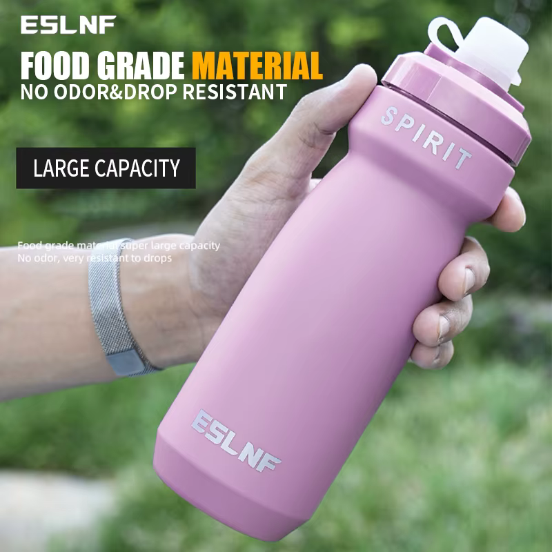 ESLNF Bouteille d'eau de vélo de grande capacité de 760 ml pour vélos de montagne et de route - Équipement de cyclisme portable