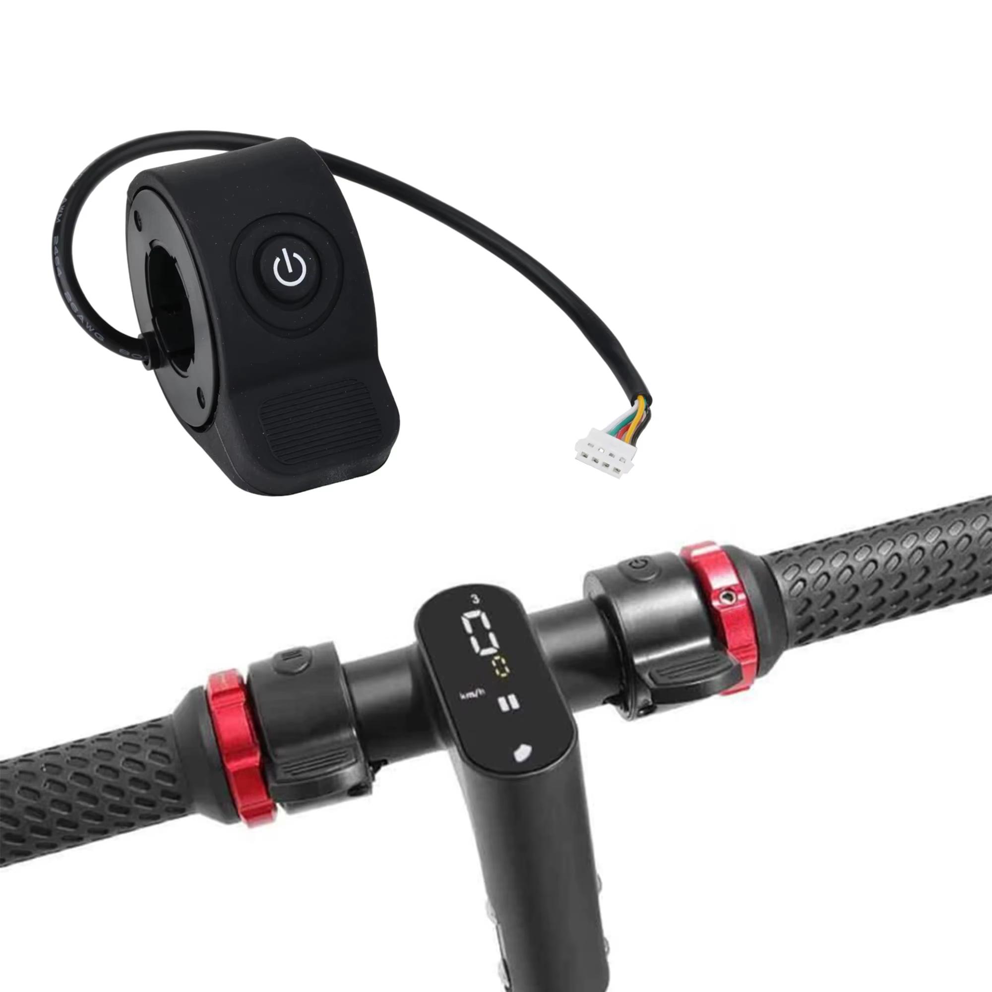 Bouton d'accélérateur au pouce pour Scooter électrique KUGOO S1 PLUS