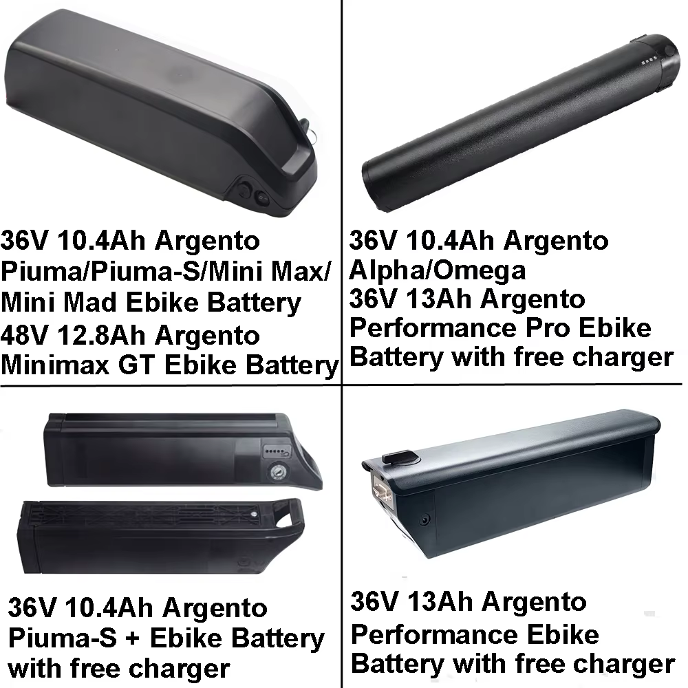 Batterie de vélo électrique pour Argento Piuma