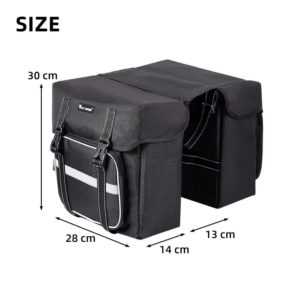 Sac de vélo double face 25L