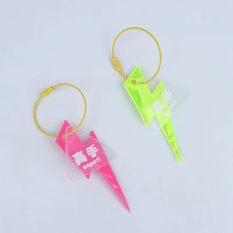 Pendentif réfléchissant pour vélo, avertissement de sécurité pour la conduite en extérieur, pendentif éclair haute visibilité, durable, universel pour vélo de route