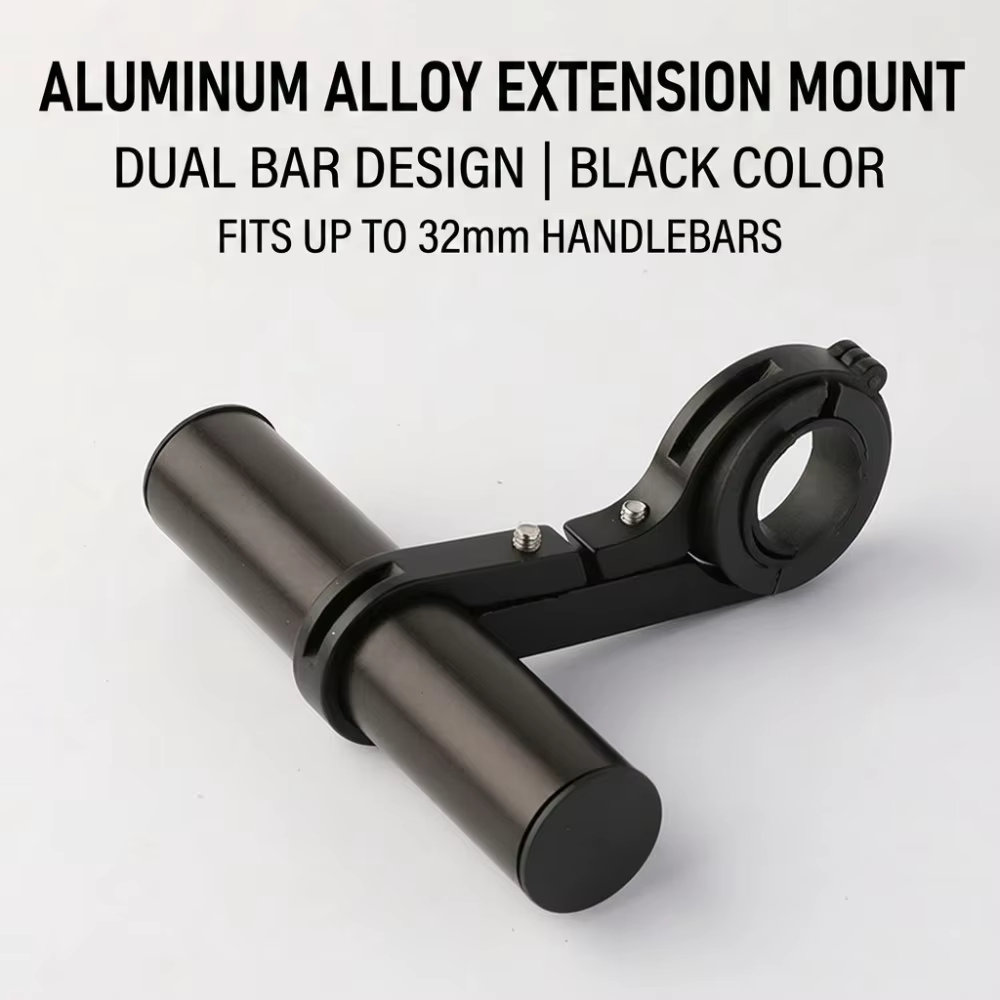 Support de fixation allongé pour guidon de VTT