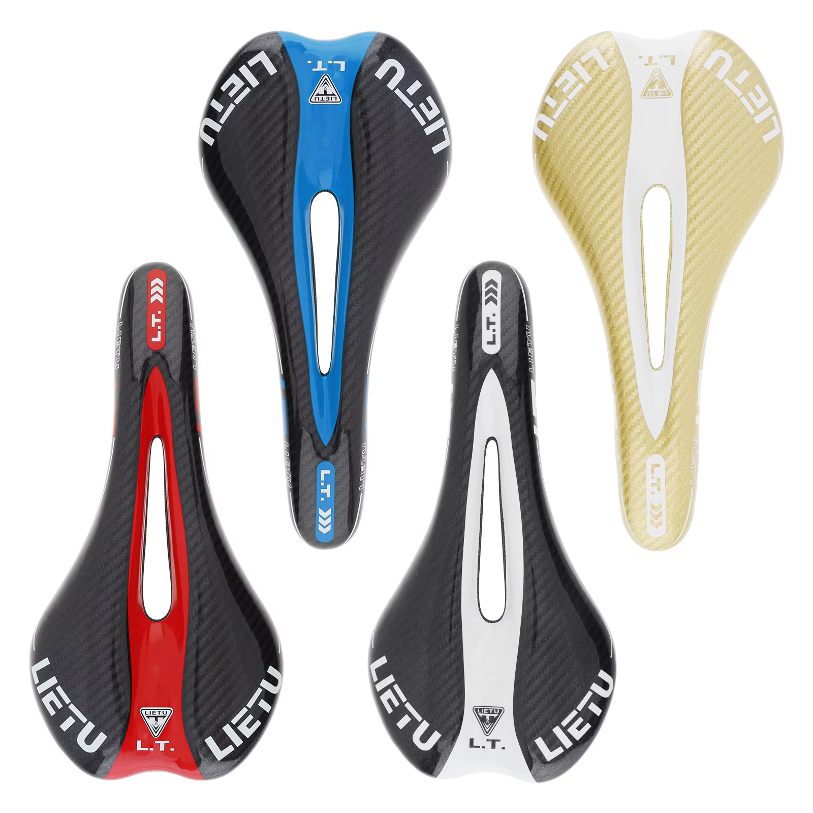 LIETU – selle de vélo souple à tissage 3K