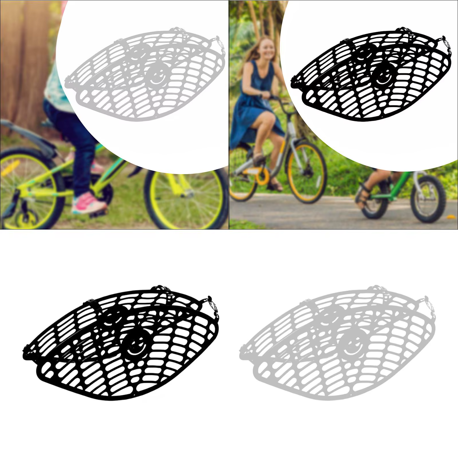Filet de protection pour siège arrière de vélo